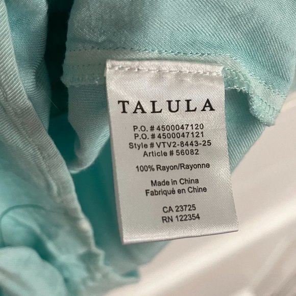 Talula Ocean Blue Sleeveless Romper - Picture 5 of 5